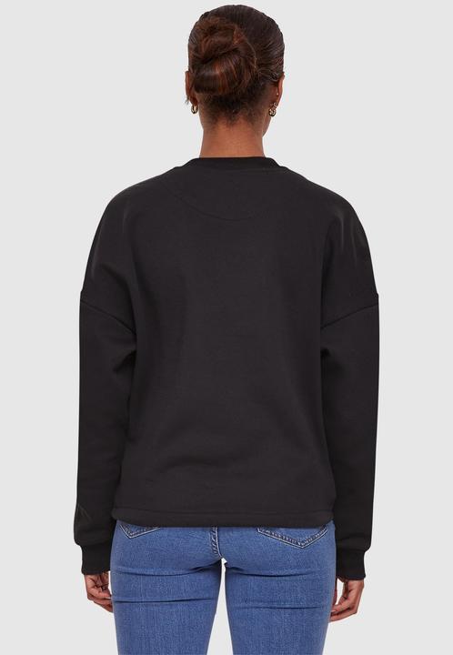 Actual product image Absolute Cult Ladies Halloween - Pumpkin Face Oversize Crewneck - 175387 (S)