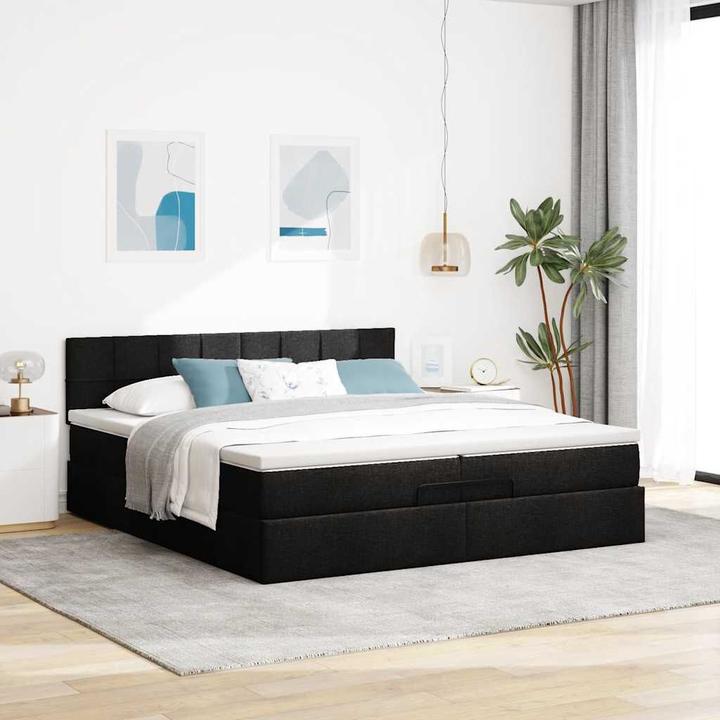 Produktbild vidaXL Ottoman-Bett (200 x 200 cm)