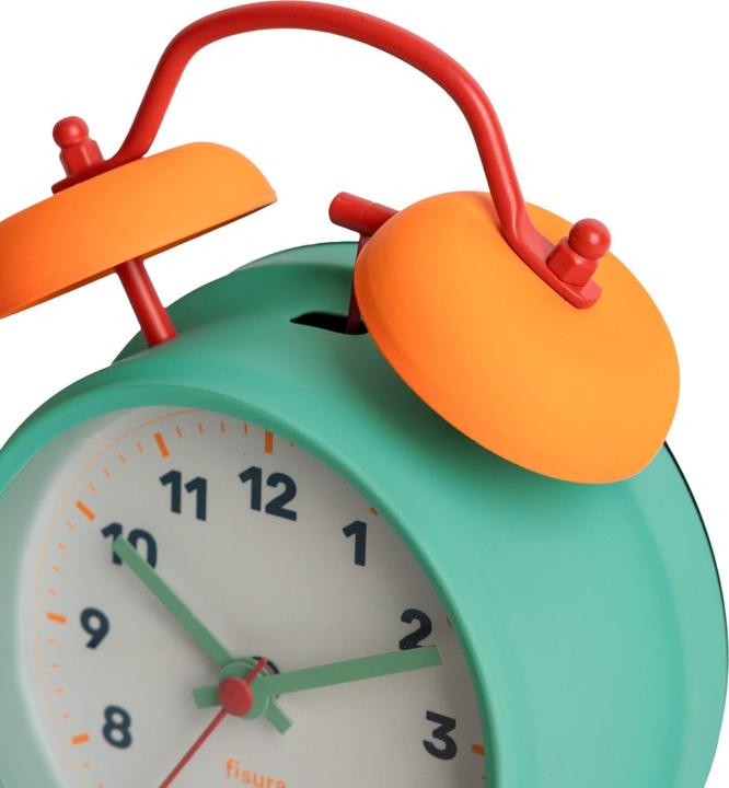 Produktbild Fisura RETRO ALARM CLOCK blue & yellow