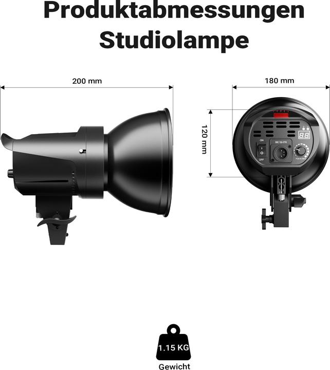 Produktbild Walimex pro LED Niova 60 Plus + Stativ 2er Set Lichtstativ Flächenleuchte
