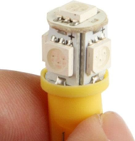 Produktbild Hermex 2x T10 5 LED SMD Auto Beleuchtungsmittel Leuchtmittel Lampen birnen- XENON Gelb