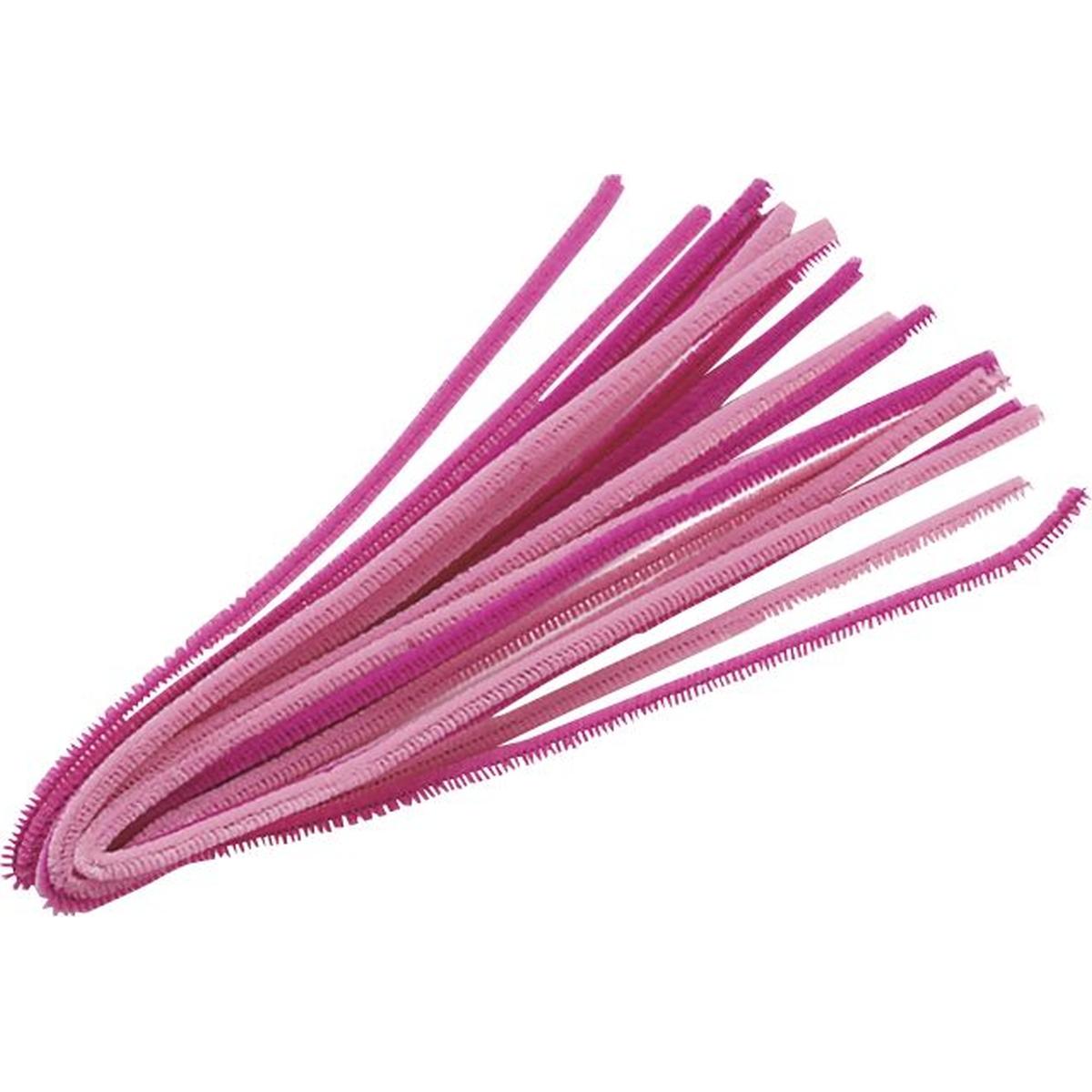 Knorr Prandell, Filo, Peluche pieghevole 50 cmx6mm di diametro rosa PU=10 pezzi (0.50 m)