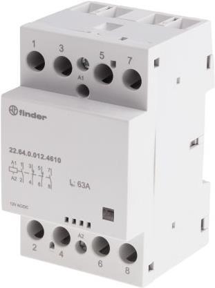 Produktbild Finder Contactor 63A, 2 NO + 2 NC, 12vac/dc