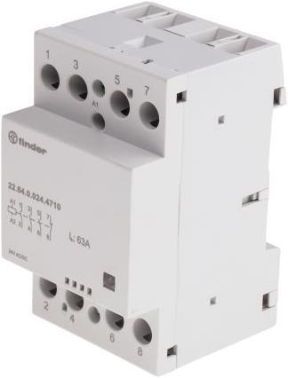 Produktbild Finder Contactor 63A, 3 NO + 1 NC, 24vac/dc
