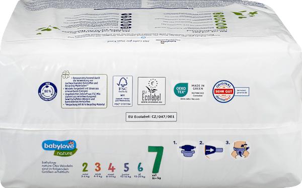 Image du produit dm babylove Couches (Taille 7, 24 pcs)