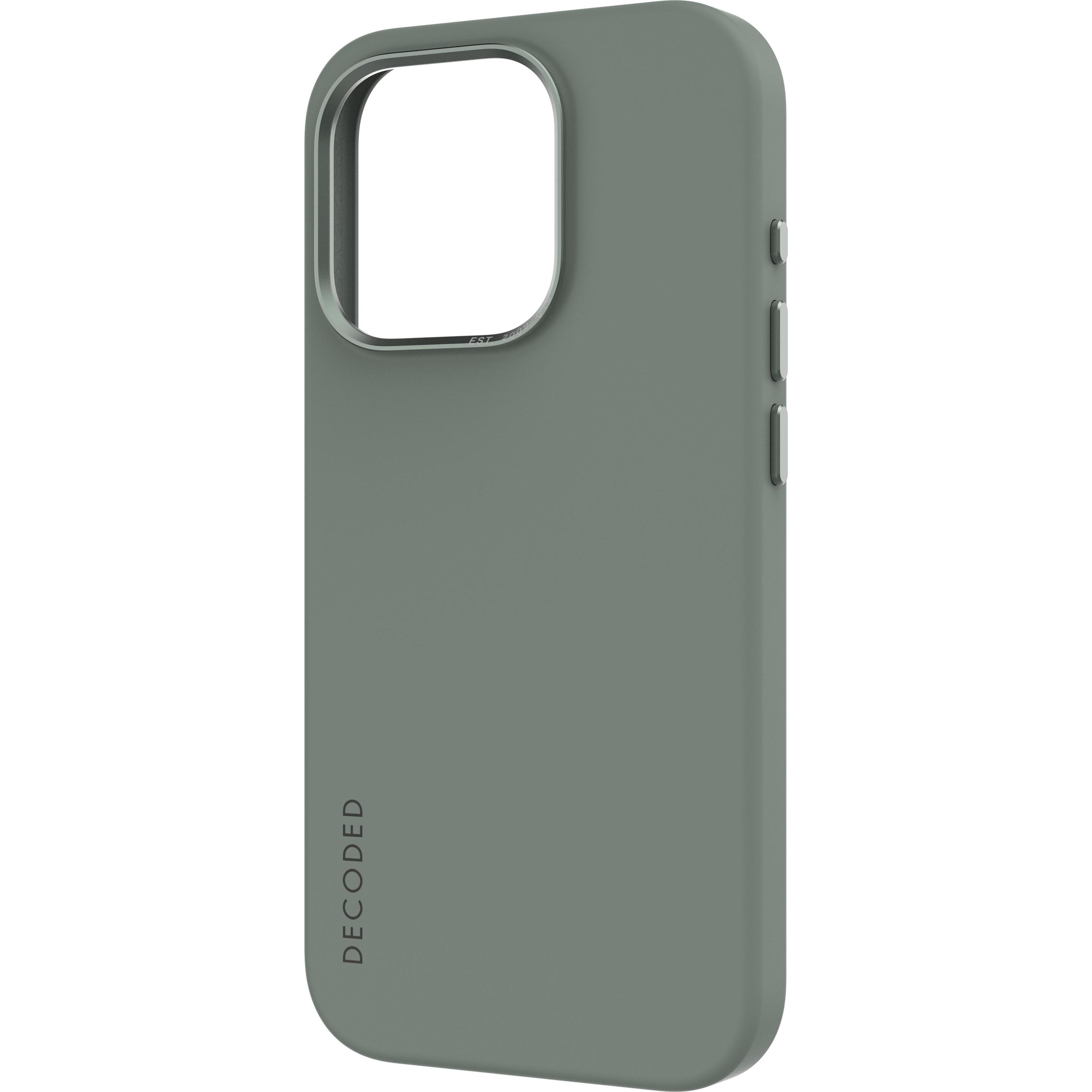 Thumbnail - Decoded Silicone MagSafe Backcover (Apple iPhone 15 Pro), Smartphone Hülle, Grün