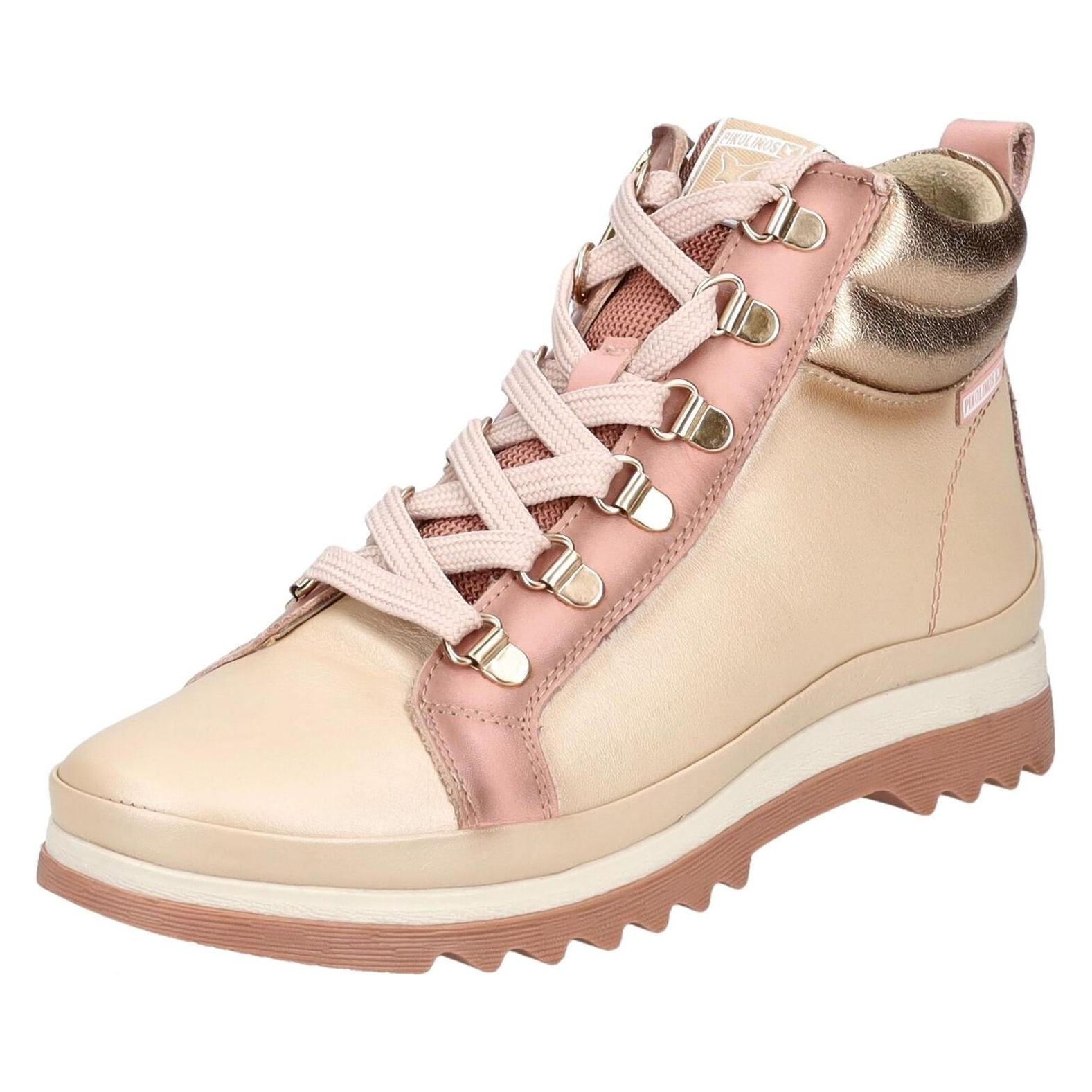 Pikolinos, Damen, Boots + Stiefel, Damen Stiefeletten Vigo, Beige, (37)