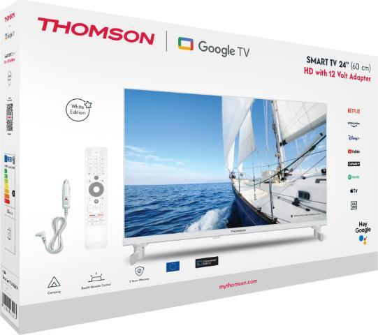 Image du produit Thomson 24HG2S14CW Smart TV 24 pouces HD (24", LED, HD ready)