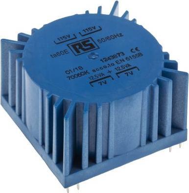 Produktbild RS PRO Toroidal Transformer 25VA 2 x 7V ac