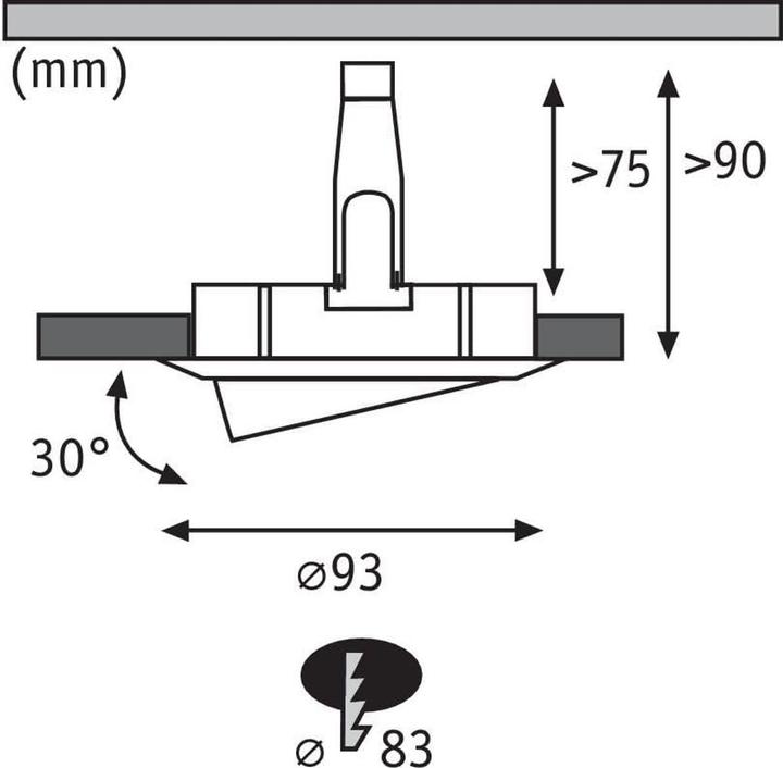 Produktbild Paulmann Einbauleuchte Nova Plus Set (460 lm, GU10)