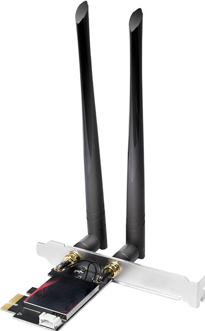 Actual product image LogiLink PCI Express card, WI-FI 6E &, BT5.0 (Mini PCI Express)