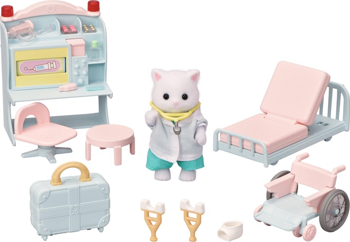 Actual product image Sylvanian Families Country Doctor Play Set with Figure