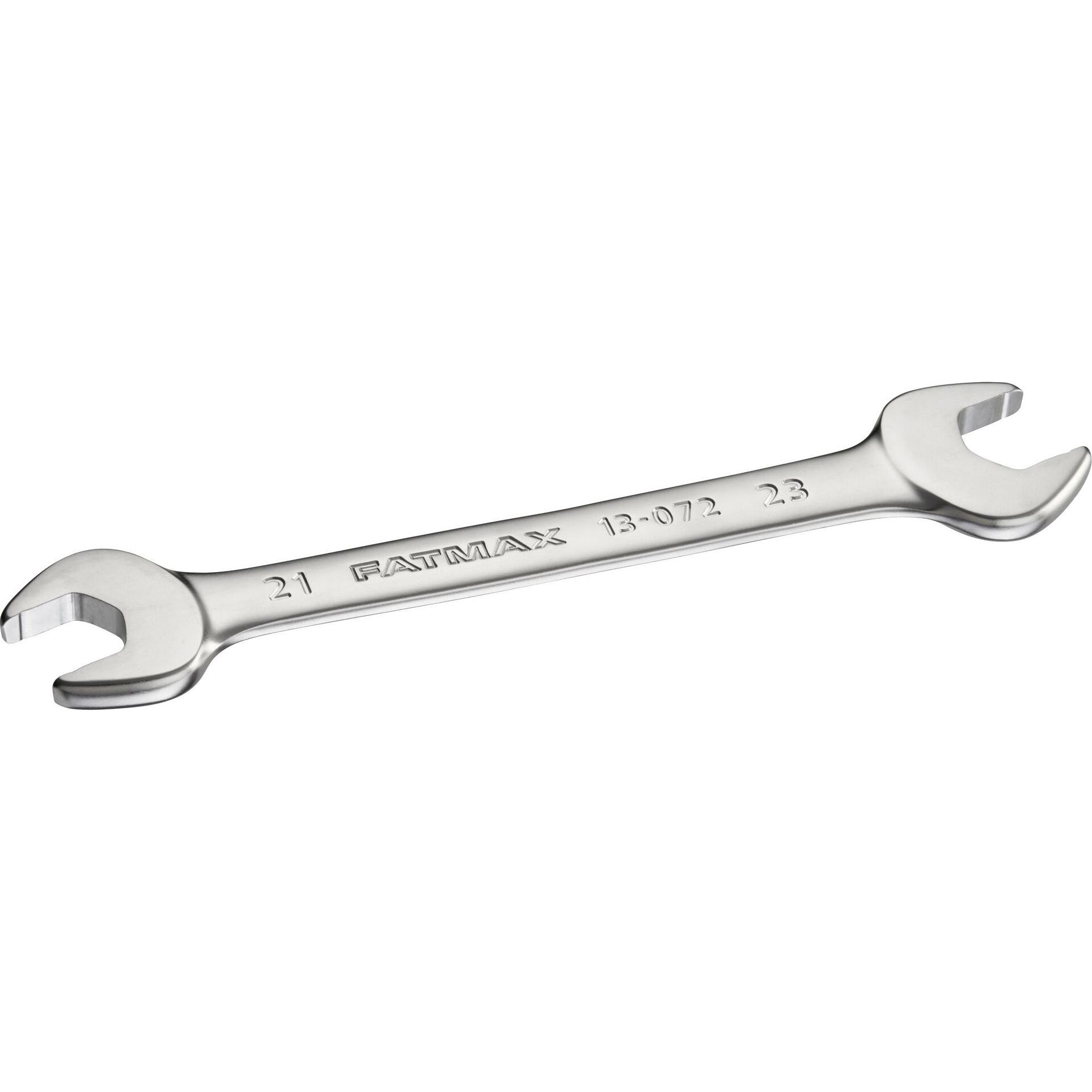 Stanley, Schraubenschlüssel, FatMax Doppel-Maulschlüssel FMMT13072-0 (21 x 23 mm, 15° gekröpft, mit Anti-Rutsch-Profil f...