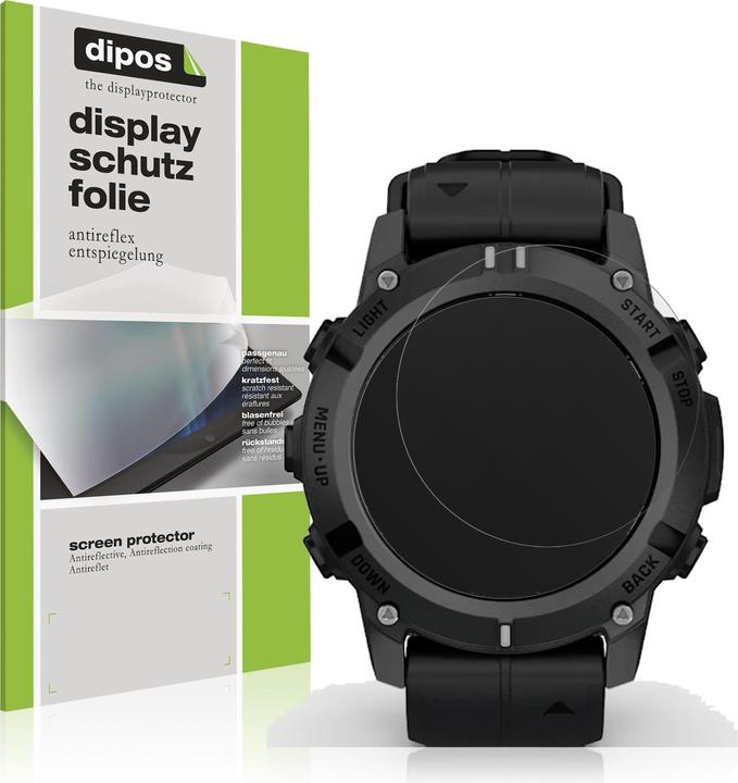 Actual product image Dipos Screen Protector Anti-Glare for Garmin Descent G2