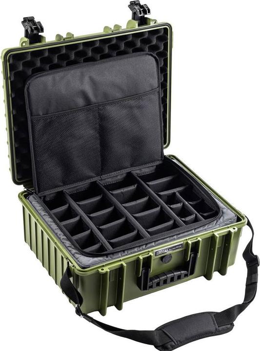 Produktbild B&W International B&W Transportkoffer Outdoor mit Fototasche bronze (Kamera Schultertasche, 32.60 l)