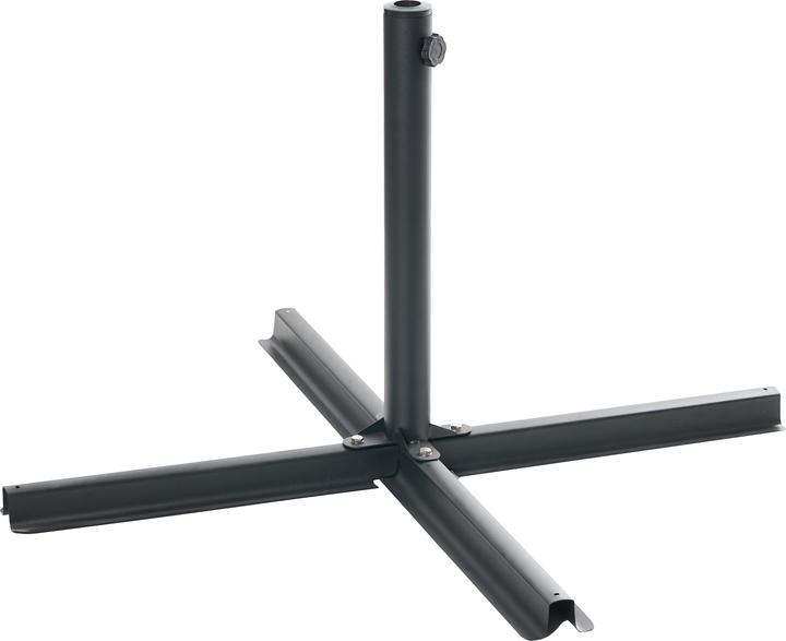 Actual product image Beliani Weighting plates for parasol stand brown 4 pieces fillable CARIA