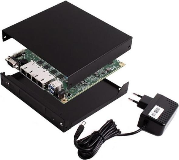 Produktbild Varia OPNsense Ready System - APU4D4, 4 GB RAM, 16 GB mSATA SSD-Modul, schwarz