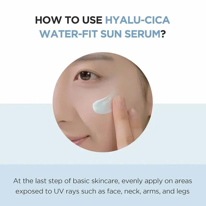 Actual product image Skin1004 Hyalu-Cica Water-Fit Sun Serum (Sun spray, SPF 50+, 15 ml)