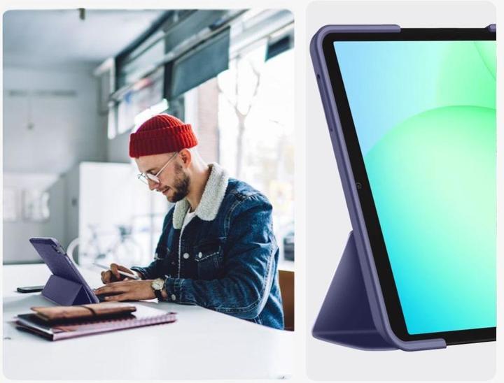 Actual product image Tech-Protect SMARTCASE GALAXY TAB A9 / A11 8.7 X110 / X115 / X133 / X135 MARINEBLAU (Samsung Galaxy Tab A9)