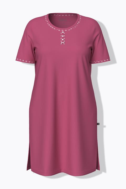Produktbild Ulla Popken Bigshirts, 2er-Pack, Muster/uni, Rundhals, Halbarm (54)