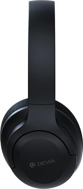 Actual product image Devia Bluetooth headphones EarBass Pro1 black with ANC (13 h, Wireless)