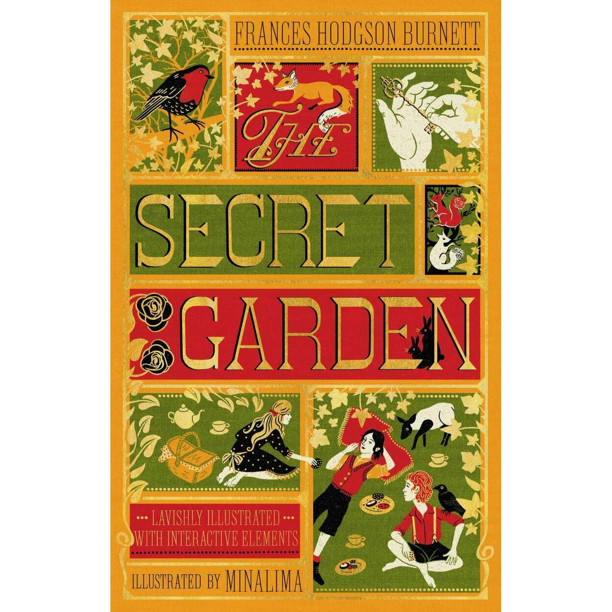 The Secret Garden (MinaLima Edition) (Illustrated with Interactive Elements), Kinderbücher von Frances Hodgson Burnett