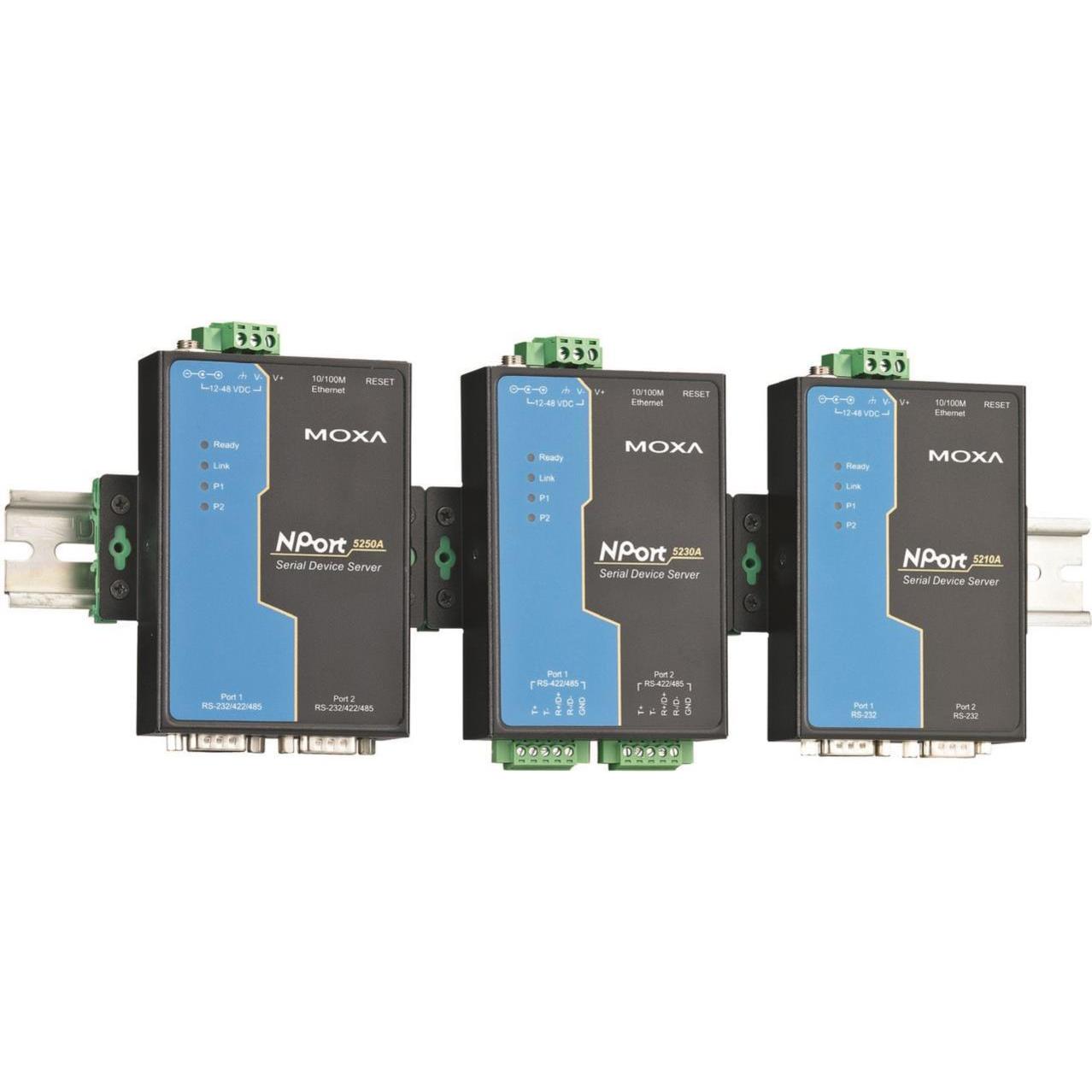 Moxa NPORT DEVICE SERVER 12-48VDC, Adattatore di rete