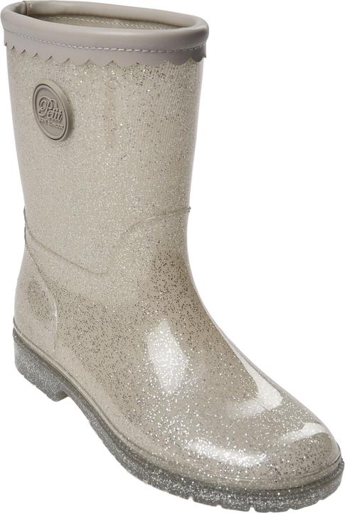 Light grey with silver glitter