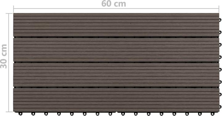 Produktbild VidaXL Cinnamon (6 x, 60 x 30 cm)