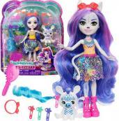 Actual product image Enchantimals Zebra Deluxe Doll