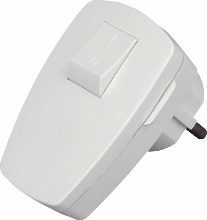 Produktbild Kopp Schutzkontakt-Stecker mit Wippenschalter