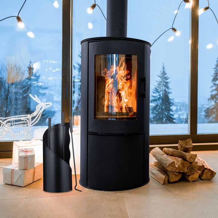Actual product image Relaxdays Fireplace set (20 x 20 x 56.5 cm)