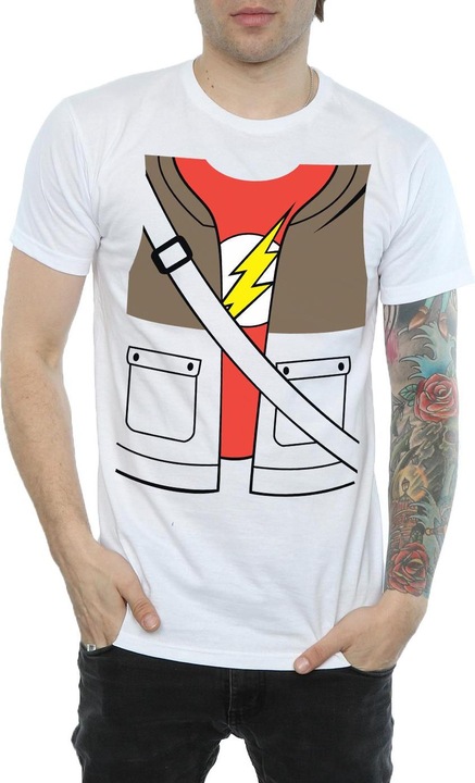 Immagine prodotto Big Bang Theory T-shirt con costume Sheldon Cooper per uomo (L)
