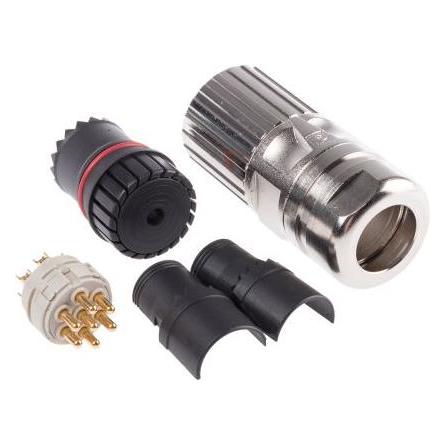 Phoenix Contact M23,7W cable connector,female contacts, Elektronikkabel + Stecker