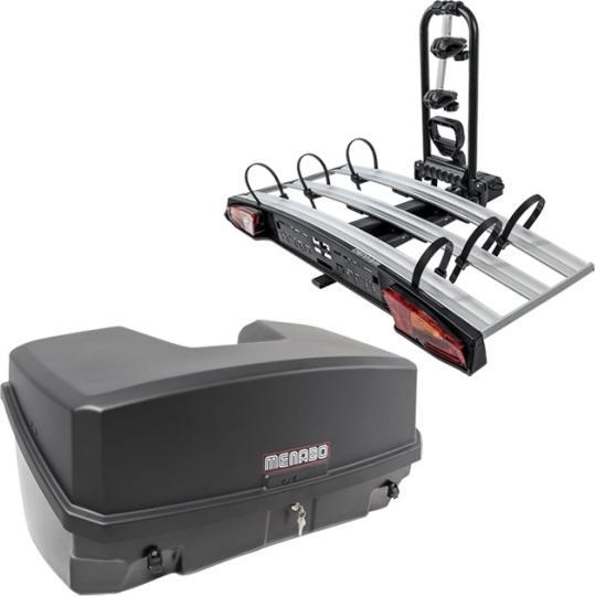 Menabo Mizar bagageboks 300L sort + Alcor bundle (300 l)