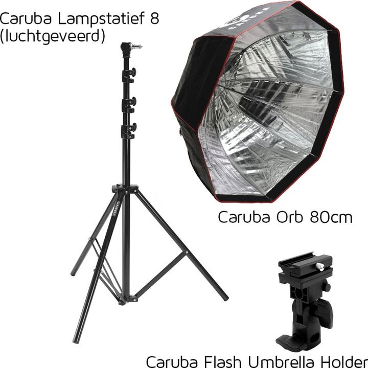 Produktbild Caruba Orb Speedlite Kit 80cm + (FU SOB) (Softbox, 80 cm)