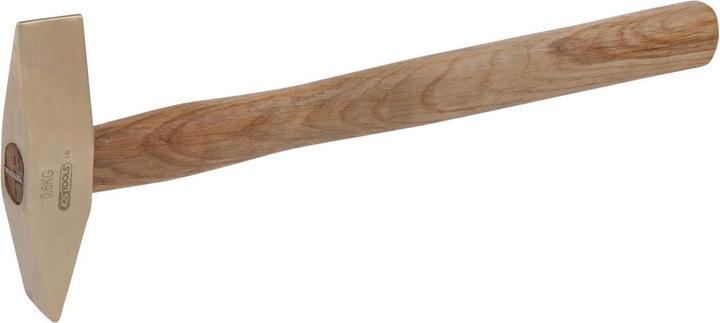Actual product image KS Tools BRONZEplus scale/rust removal hammer, handle type hickory, 800 g (800 g)