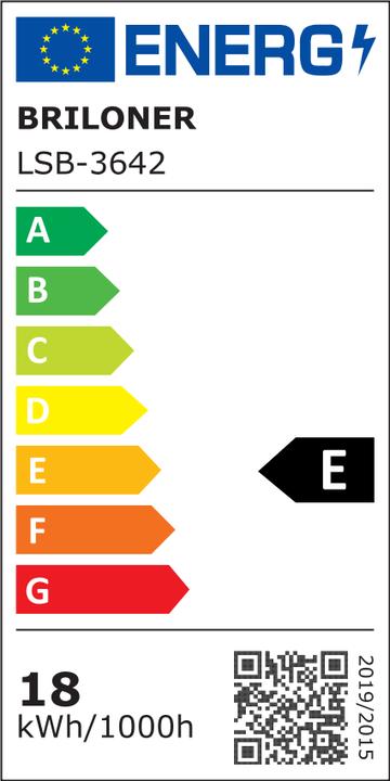 Energie-Label Briloner LED Bad-Deckenleuchte (2400 lm)