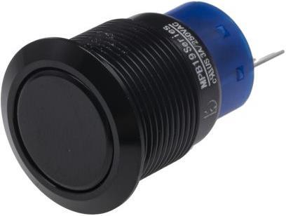 Produktbild RS PRO 19mm,blkAnod,SPST,ltch,no LED