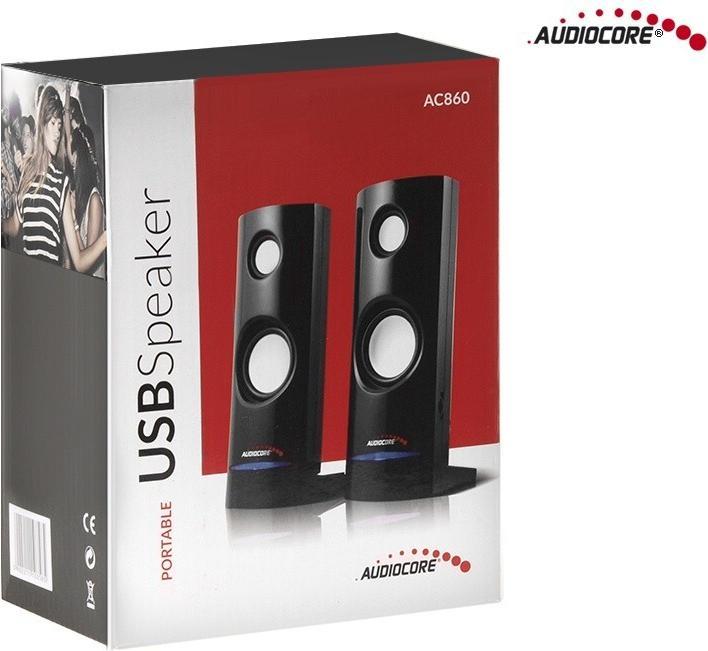 Actual product image Audiocore AC860 loudspeaker 2-way Black Wired