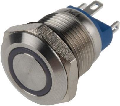 RS PRO 12mm,Stainless,Blue,ring,mom,12V