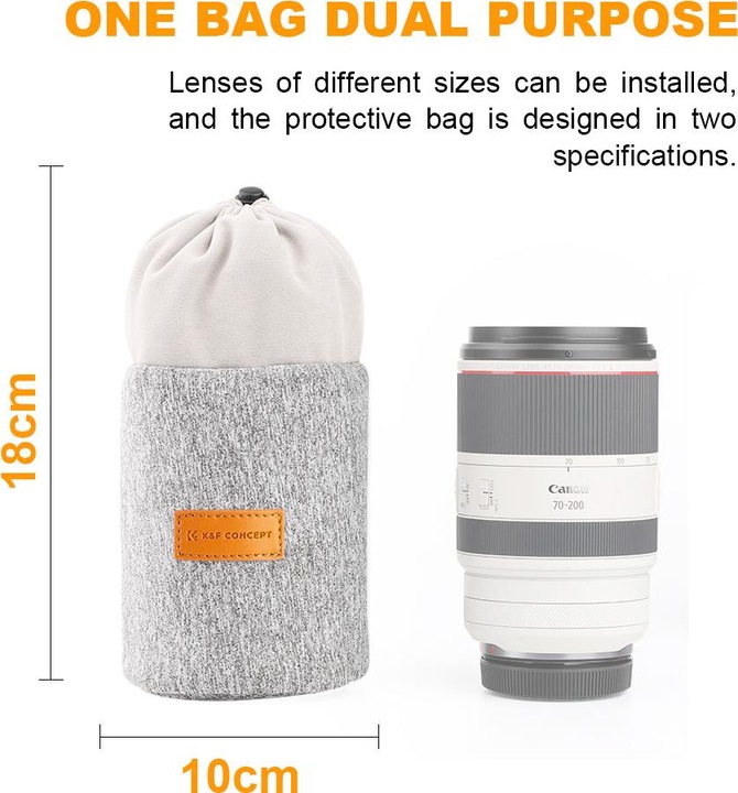 Produktbild K&F Concept 2in1 Camera Lens Pouch