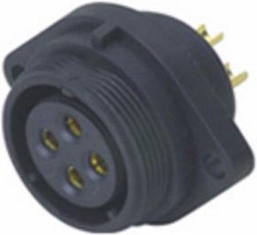 Produktbild RS PRO 3W 2 HOLE FLANGE MOUNT SOCKET 30A IP68