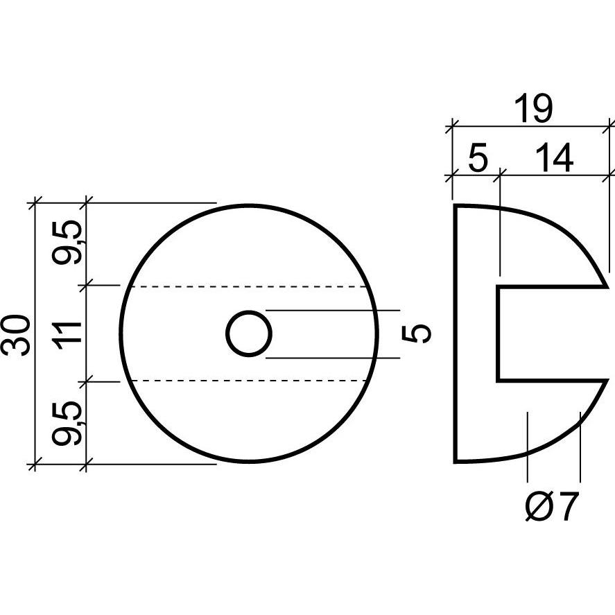 Thumbnail - Werkstarck, Möbelausstattung, Glastablar-Klemmträger (1 Stk.)