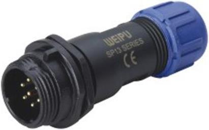 Produktbild RS PRO 4W in line small cable plug IP68 5A