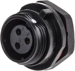 Produktbild RS PRO 3W front mount cable socket IP68 13A
