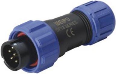 Produktbild RS PRO 4W in line small cable plug IP68 13A