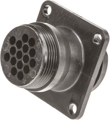 Productafbeelding TE Connectivity 16-voudig verzegeld vast stopcontact (stekker), 13A