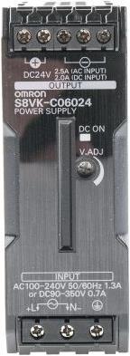 Produktbild Omron Industrial Automation Single Phase PSU 24V 60W S8VK C Series