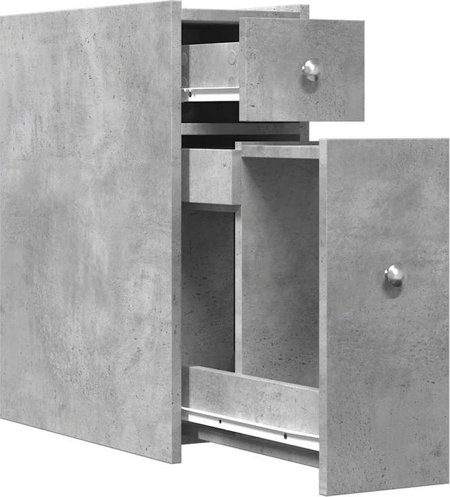 Image du produit vidaXL Armoire de salle de bain Étroite avec roulettes (21.5 x 50 x 60 cm)